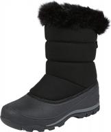 stay warm and stylish with northside women's ava insulated cold weather boot logo