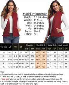 img 1 attached to Lightweight Quilted Women'S Vest With Stand Collar And Zipper Closure - Ideal For Layering Outfits