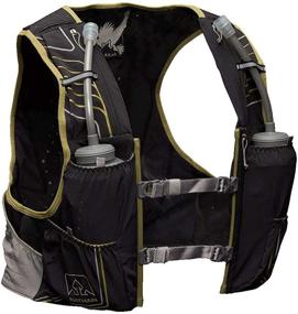 img 3 attached to Nathan Men's Hydration Pack/Running Vest - VaporKrar 🏃 4L 2.0-4L Capacity with Twin 20 oz Soft Flasks