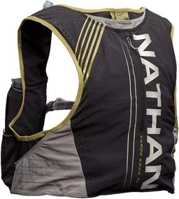 img 2 attached to Nathan Men's Hydration Pack/Running Vest - VaporKrar 🏃 4L 2.0-4L Capacity with Twin 20 oz Soft Flasks