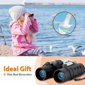 img 3 attached to Gifts For Kids: Obuby Real Binoculars With 8X21 High-Resolution Optics - Compact Toy Binocular For Bird Watching, Travel, Camping - Ideal For Boys And Girls Aged 3-12 Years