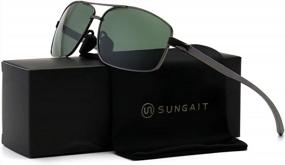 img 4 attached to Protect Your Eyes In Style With SUNGAIT Ultra Lightweight Polarized Sunglasses