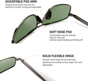 img 1 attached to Protect Your Eyes In Style With SUNGAIT Ultra Lightweight Polarized Sunglasses