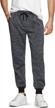 men's winter fleece jogger pants by tsla: athletic sports sweatpants with pockets for running and tapered fit logo