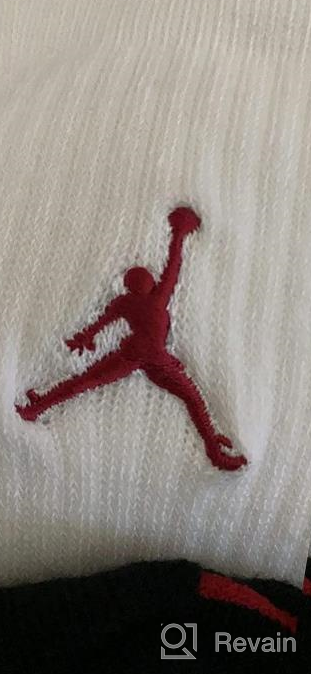 img 1 attached to 🧦 Nike Air Jordan Jumpman Crew Socks for Boys - Grade School (3-Pack) review by Patrick Jarvis