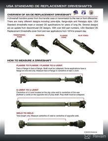 img 3 attached to 🚗 USA Standard Gear ZDS9164 Rear OE Driveshaft Assembly for 1979 Ford Bronco: High-Quality Replacement Part