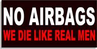 no airbags bumper sticker printing логотип