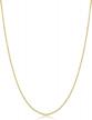 14k yellow gold filled or white gold filled cable chain necklace for women and men (1mm, 1.3mm, 1.5mm or 2.1mm - sizes from 14 to 30 inch long) logo