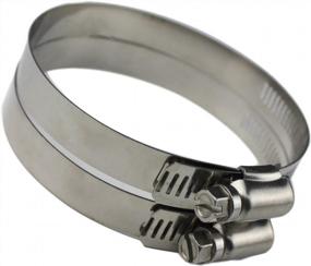 img 3 attached to 304 Stainless Steel Flexible Worm Gear Hose Clamp 70-90Mm Ronteix.