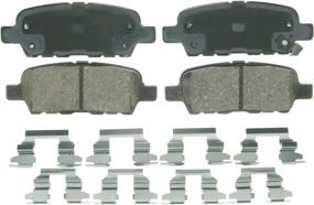 img 4 attached to 🚗 Enhance Your Vehicle's Braking Performance with Wagner QuickStop Ceramic Disc Brake Pad Set - ZD905