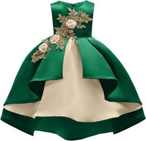 img 4 attached to Toddler Pageant Christmas Birthday Dresses Girls' Clothing ~ Dresses