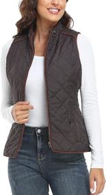 img 2 attached to Dilgul Womens Padded Lightweight Quilted Women's Clothing for Coats, Jackets & Vests