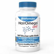 advanced hair growth supplements with biotin 5000 mcg: drformulas dht blocker for men & women hair loss vitamins pills, 45 day supply logo