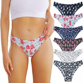img 4 attached to Comfortable And Invisible: Kingfung Seamless Panties For Women