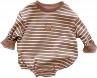 famuka baby romper sweatshirt - cotton spring/autumn clothes for boys & girls! logo