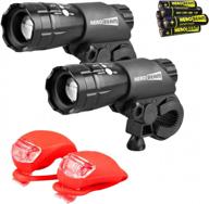 discontinued genuine herobeam® bike lights double set - get it now! логотип