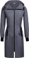 🧥 elesol waterproof lightweight hooded raincoat for women at coats, jackets & vests logo