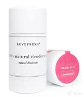 🍊 lovefresh natural grapefruit deodorant: aluminum-free personal care bliss logo