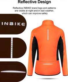 img 1 attached to Stay Warm And Safe With INBIKE Women'S Reflective Windbreaker Jacket For Winter Cycling And Running