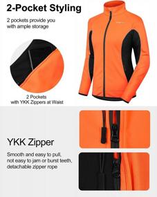 img 2 attached to Stay Warm And Safe With INBIKE Women'S Reflective Windbreaker Jacket For Winter Cycling And Running