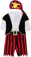 идеальный костюм пирата на хэллоуин: костюм cosland для малышей и малышей логотип