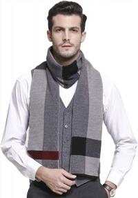 img 4 attached to RIONA Winter Cashmere Australian Knitted Men's Accessories and Scarves