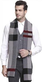 img 2 attached to RIONA Winter Cashmere Australian Knitted Men's Accessories and Scarves