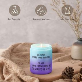 img 2 attached to GSPY Scented Candle - Funny Birthday Gifts For Best Friend, Brother, Sister, Mom, Dad - 40Th, 50Th, 60Th, 70Th Birthday Gifts For Him, Her - Fun Bday Gifts, Happy Birthday Gift For Women, Men, Seniors