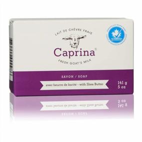 img 2 attached to Caprina Fresh Goat’S Milk Soap Bar, Shea Butter, 5 Oz (24 Count), Cleanses Without Drying, Biodegradable Soap, Moisturizing, Vitamin A, B2, B3, And More