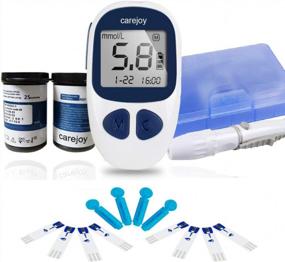 img 4 attached to Diabetes Testing Kit Electronic, 50 Test Strips, 50 Lancets Glucose_Meter Digital Handheld Blood Monitor Diabetes Test Meter Monitor Kit (1 Device+50 Test Strips+50 Lancets)