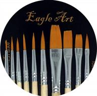 🖌️ eagle art face paint brush: unleash your creativity! logo