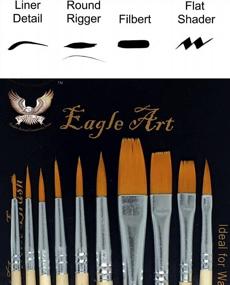 img 1 attached to 🖌️ Eagle Art Face Paint Brush: Unleash Your Creativity!