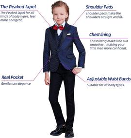 img 3 attached to ELPA Fasion Childrens Festival Performance Boys' Clothing - Suits & Sport Coats