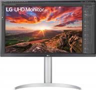lg 27up650 w displayhdr borderless: enhanced viewing experience with adjustable features, and anti-glare coating logo