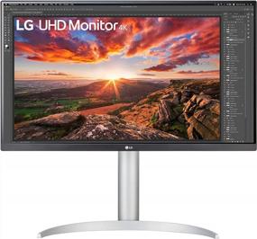 img 4 attached to LG 27UP650 W DisplayHDR Borderless: Enhanced Viewing Experience with Adjustable Features, and Anti-Glare Coating