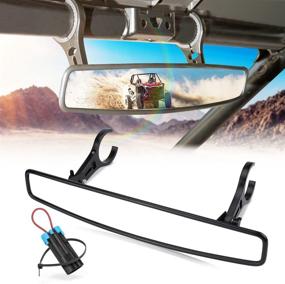 img 4 attached to Kemimoto Rearview Compatible Polaris Maverick