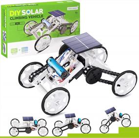 img 4 attached to Selieve STEM Toys Projects For Kids Ages 8-12, DIY Solar Climbing Vehicle Motor Car, Educational Mechanical Engineering Science Building Kits, Easter Birthday Gifts For 6-12+ Year Old Boys Girls
