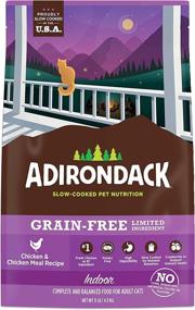 img 2 attached to Premium Adirondack Cat Food: Made in USA, Limited Ingredient Grain Free Formula, Indoor Dry Food, Chicken & Chicken Meal Recipe, 11 lb. Bag