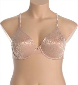 img 2 attached to Le Mystere Women'S Seamless Safari Smoother Bra, Silken Full-Coverage Bra With Signature Animal Lace