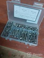 img 1 attached to M4 304 Stainless Steel Bolts & Nuts | Heavy Duty Hex Head Cap Screws, Socket Head Screws Assortment review by Tim Jenkins