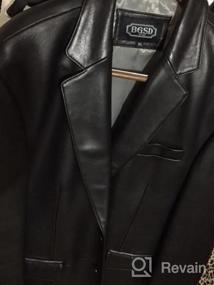 img 7 attached to BGSD Men'S Richard Classic Leather Blazer Lambskin Sport Coat Jacket - Regular, Big & Tall And Short Sizes Available!