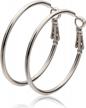 upgrade your look with cos2be's gold, rose gold, and silver-plated stainless steel hoop earrings for women and girls logo