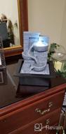 img 1 attached to WICHEMI Indoor Water Fountain: Calming Tabletop Fountains With LED Rolling Ball And Feng Shui Zen Meditation review by Fahmi Manna