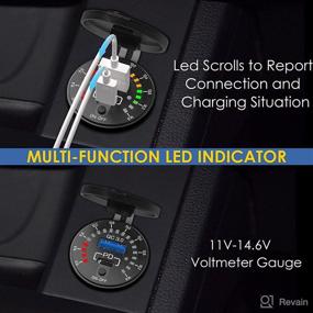 img 2 attached to Upgraded Qidoe Waterproof Voltmeter Motorcycle