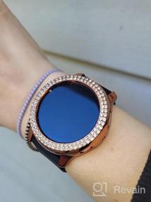 img 6 attached to Чехол Surace Galaxy Watch Active 2 44 мм, блестящий защитный каркас, совместимый с Samsung Galaxy Watch Active 2 (3 штуки, розовое золото / розовое золото / прозрачный) - 44 мм.