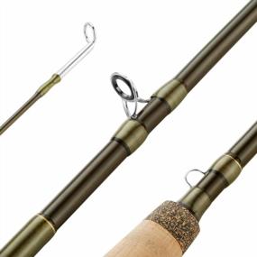 img 2 attached to Piscifun Sword Fly Fishing Rod 4 Piece 9Ft Graphite- IM7 Carbon Fiber Blank - Accurate Placement - Ingenious Design - Chromed Guide And Durable Rod Tube (Size: 4/5/6/7/9Wt)