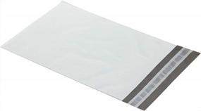 img 1 attached to PackageZoom 1000 Bags 7.5" X 10.5" Poly Mailer Envelopes Double Layer 2.5 Mil Shipping Bags With Self Sealing And Waterproof Tear-Proof Postal Bags, White