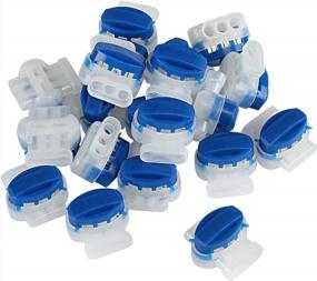 img 1 attached to 20-Pack Of GWHOLE IDC 314-BOX Electrical Wire Connectors For Efficient Robotic Lawn Mowers And Irrigation Systems