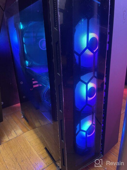 img 1 attached to Experience Unparalleled Gaming Performance with MSI MPG Series GUNGNIR 110R Mid-Tower PC Case: Tempered Glass, ARGB Fans & Liquid Cooling Support review by Eunu AT ᠌