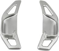 🚀 high-quality silver aluminum alloy paddle shifter for toyota camry 2012-2016 and corolla 2014-2018 логотип